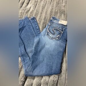 Silver EUC bootcut Aiko Classic Blue Jeans 27x33 LQQK